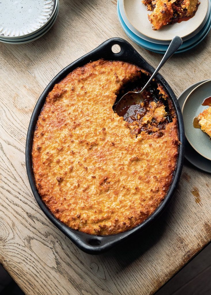 Slow-cooked Chicken with a Crisp Corn Crust