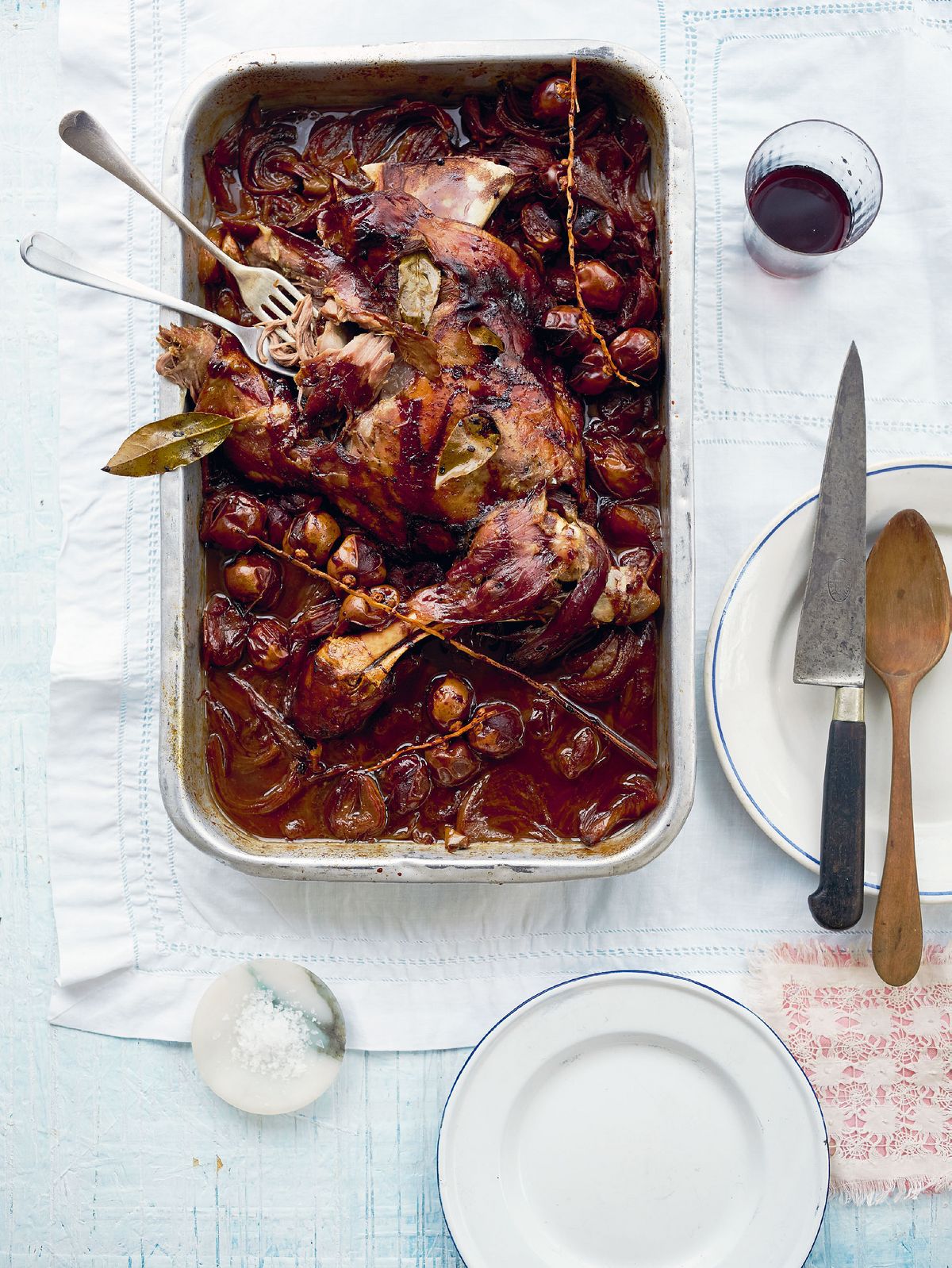 Slow-cooked Lamb Shoulder with Fresh Dates