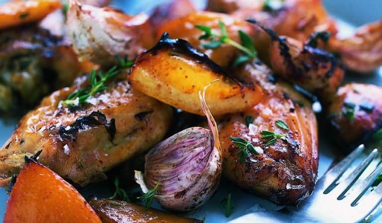 Slow-Roasted Garlic and Lemon Chicken