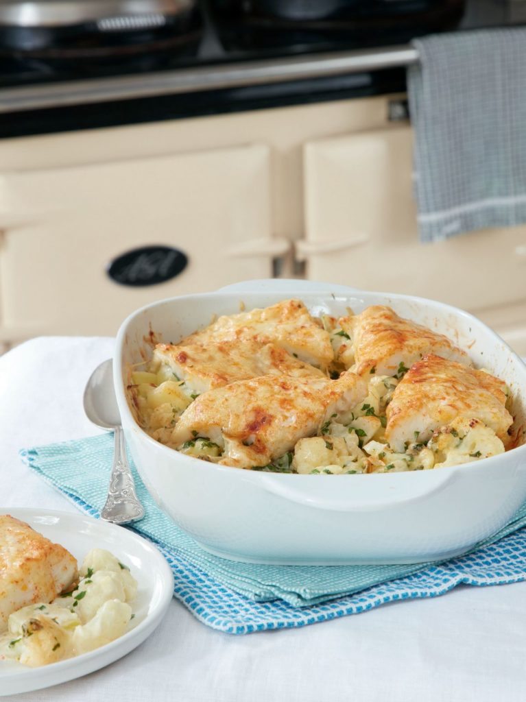 Smoked Haddock and Cauliflower Gratin