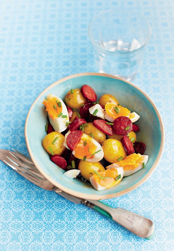 Chorizo, Egg and Potato Salad