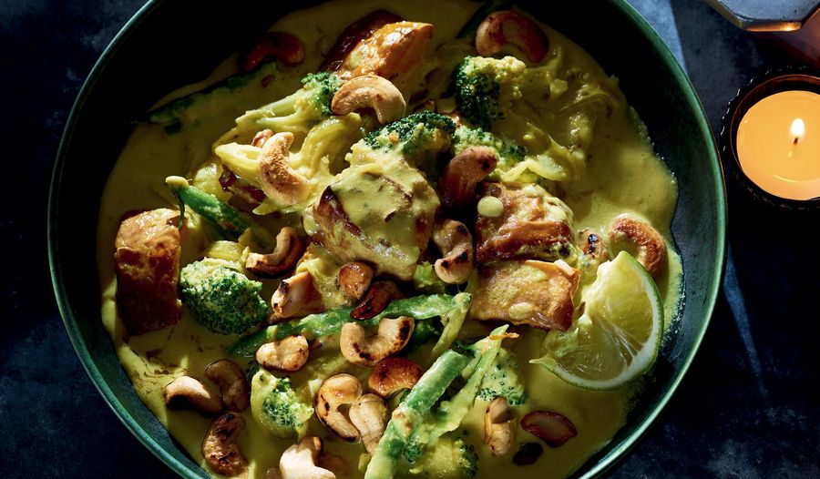 Cashew and Coconut Curry | Indian-inspired Vegan Recipe