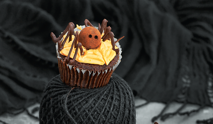 Spiders from Mars Cupcakes