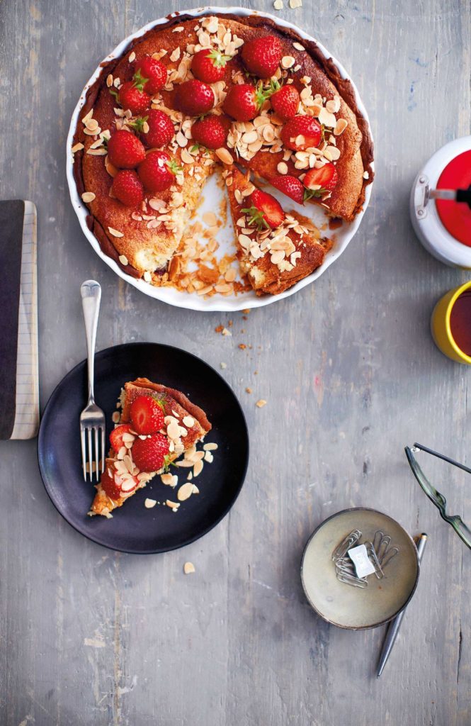 Almond and Strawberry Tart