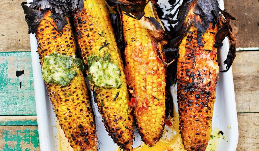 How to Cook Sweetcorn on the BBQ | Barbecued Sweetcorn Recipe