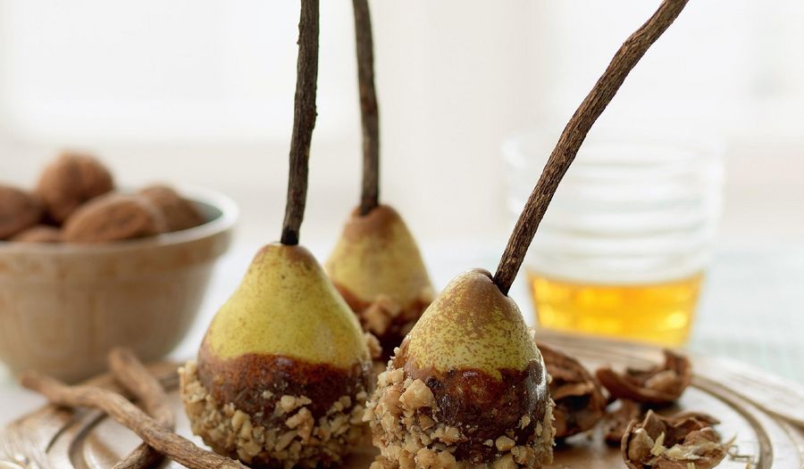 Maple Walnut Pears (for the rustly-leaf autumn months)