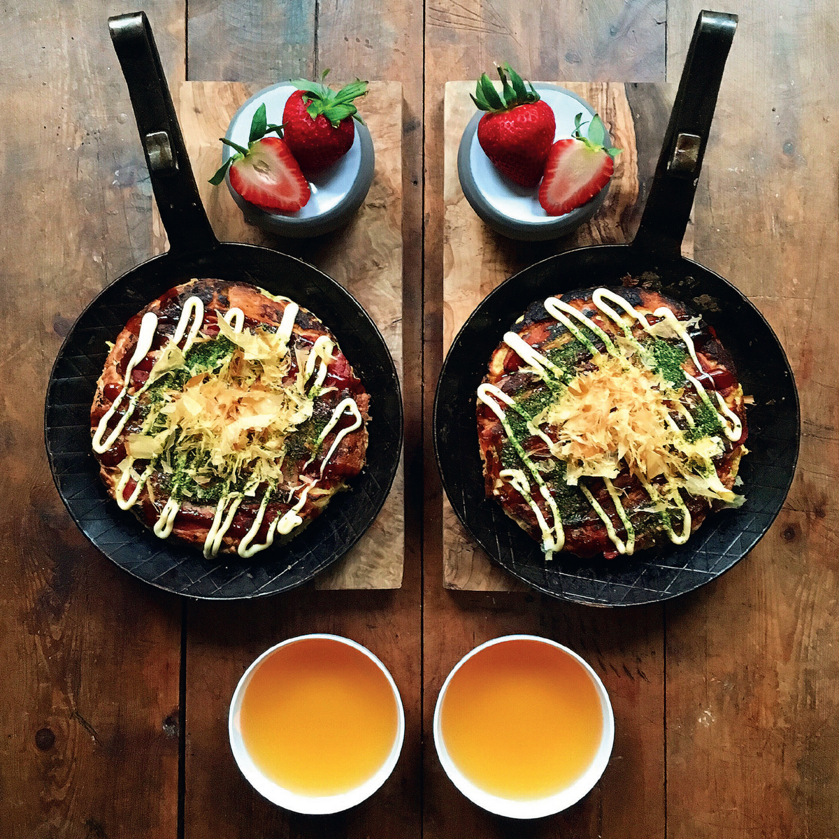 Okonomiyaki (Japanese Pancakes)