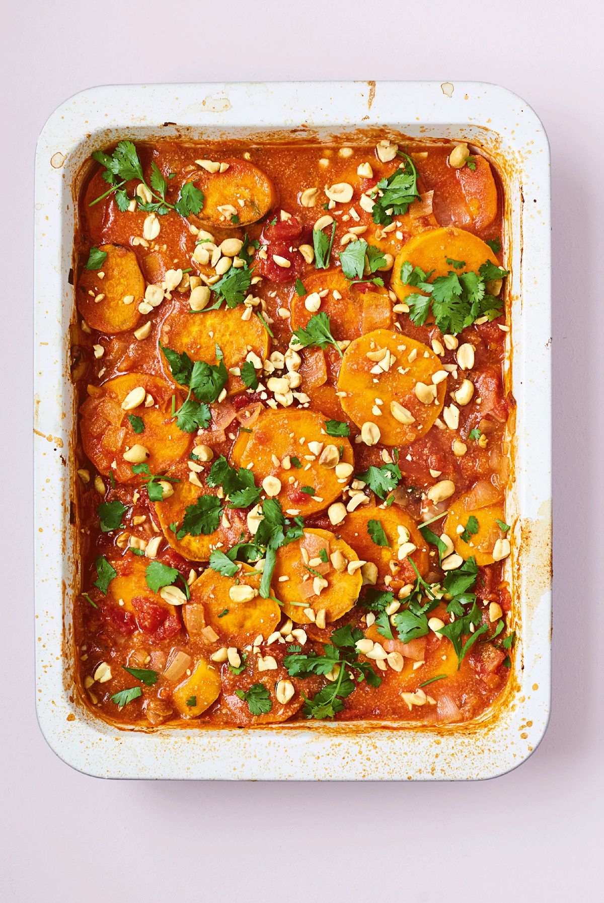 Groundnut Stew: Sweet Potato in a Peanut and Tomato Sauce