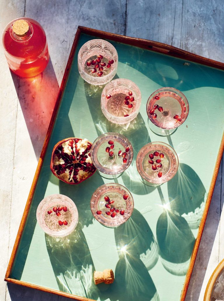 Pomegranate Cocktail | Christmas Prosecco Drink Recipe