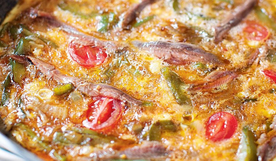 Anchovy Omelette | Easy Store Cupboard Breakfast Recipe