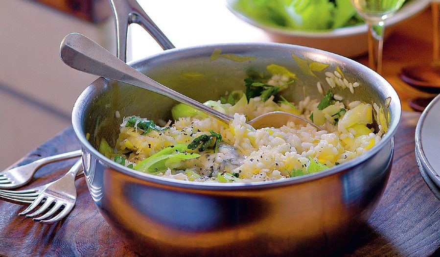 Dolcelatte and Leek Risotto