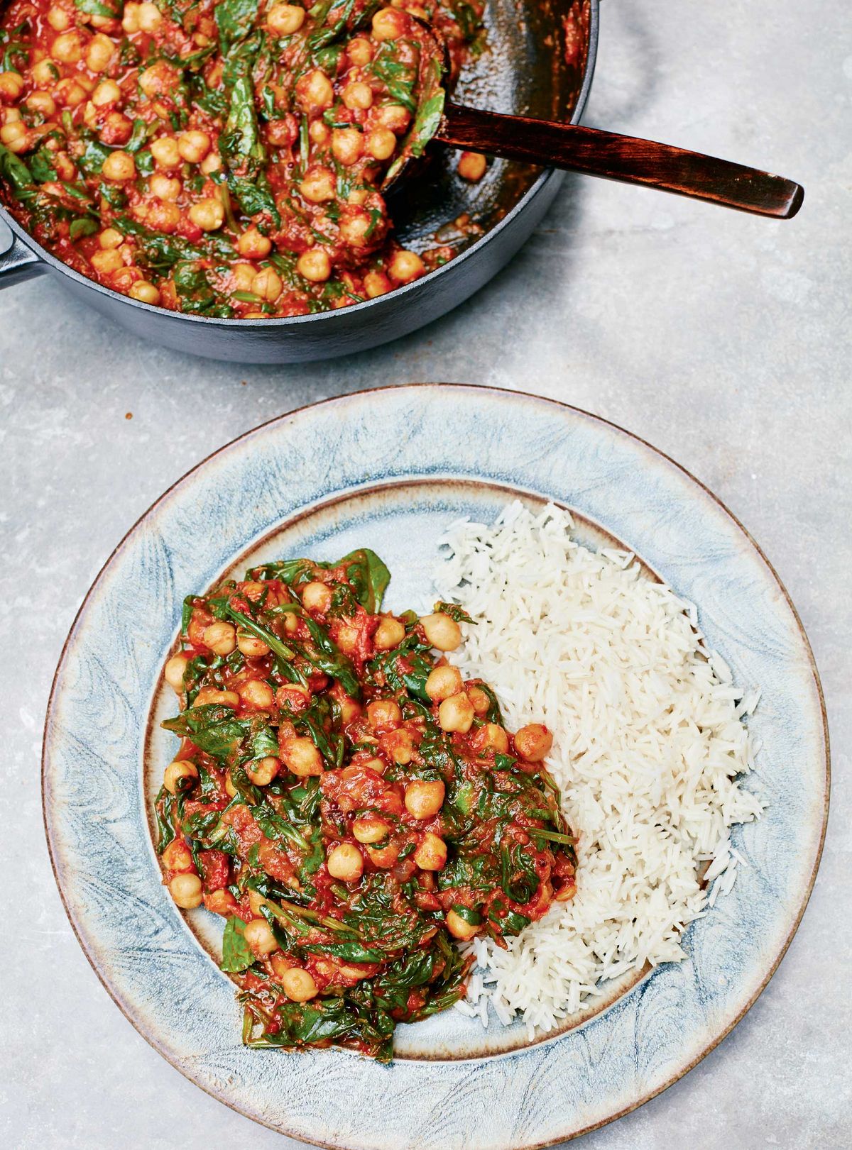 Meera Sodha’s Spinach, Tomato and Chickpea Curry