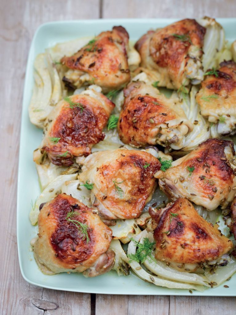 Chicken Traybake with Bitter Orange and Fennel