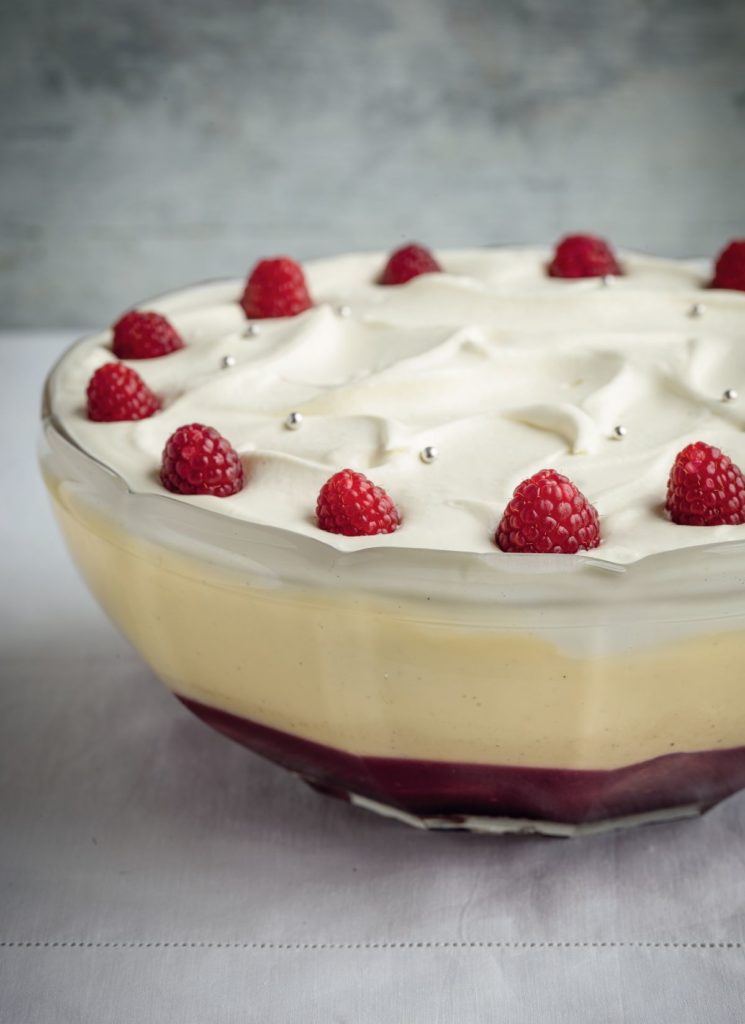 Raspberry Jelly Trifle