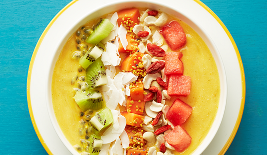 Tropical Fruit Smoothie Bowl from Superfood Breakfasts
