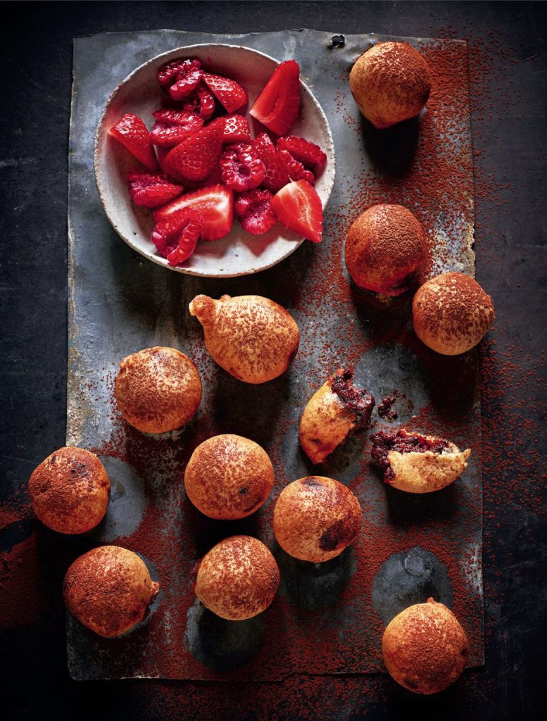 Chocolate and Pasilla Fondant Truffles