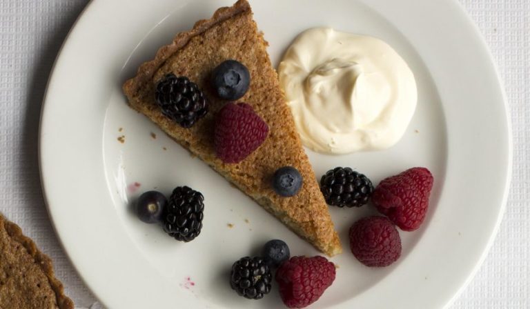 Summer Almond Tart Recipe by Trullo | Italian Dessert