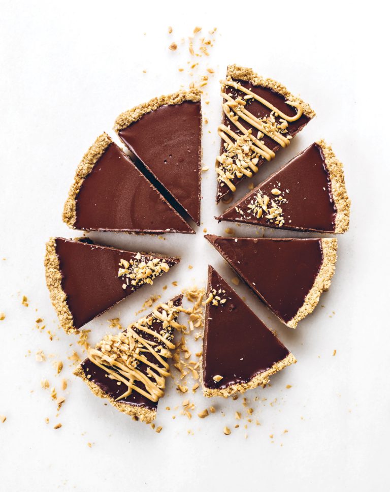Vegan Peanut Butter Chocolate Tart | Plant-based Dessert Recipe