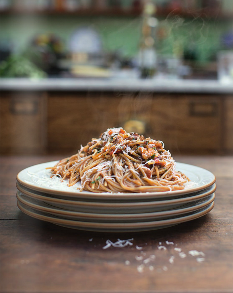 Veggie Bolognese Loadsa Veg, Lentils & Parmesan