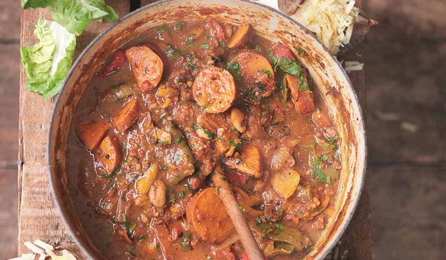Jamie Oliver's Smoky Veggie Chilli from Super Food Family Classics