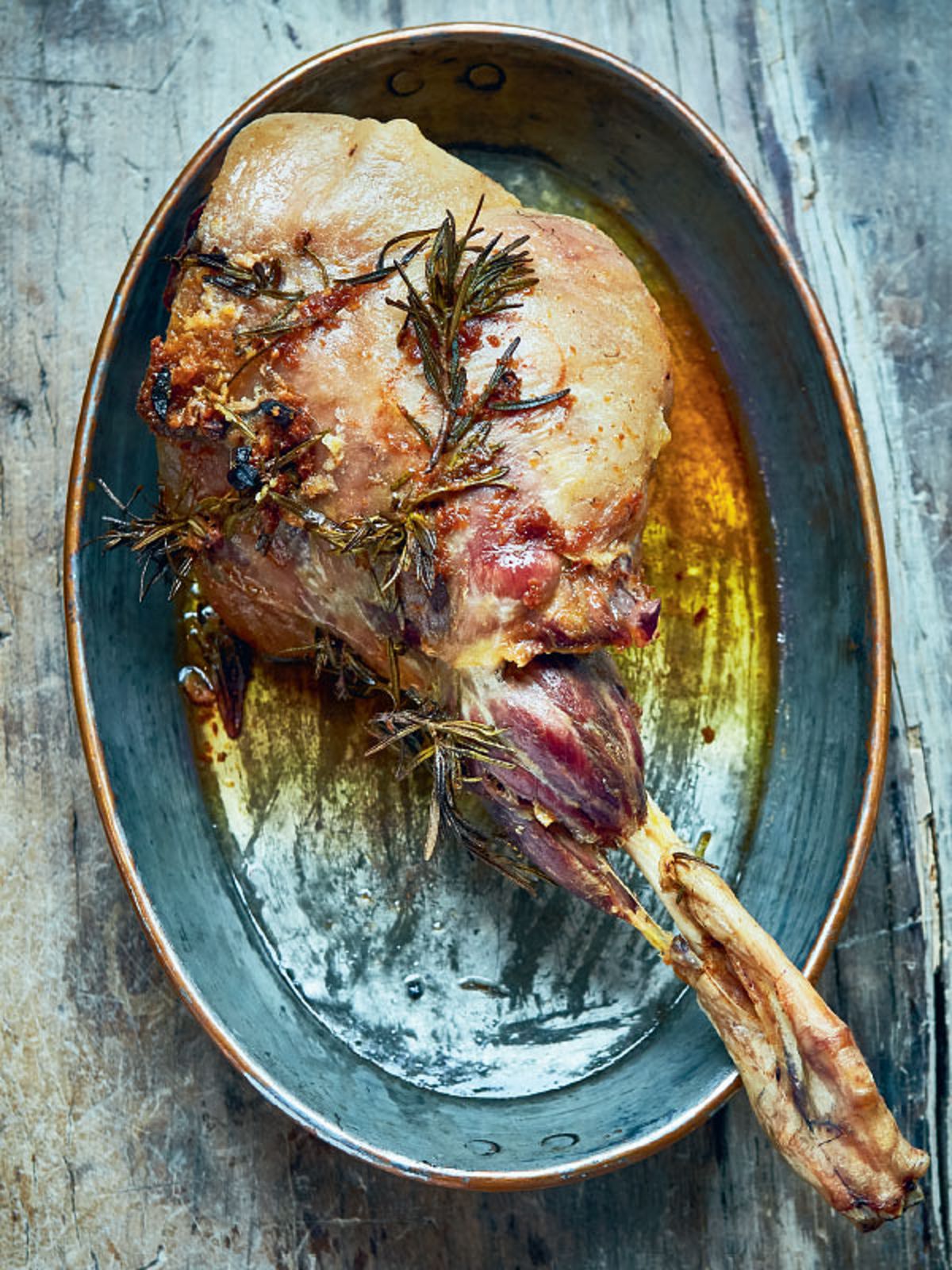 Roast Leg of Lamb with Anchovy and Rosemary