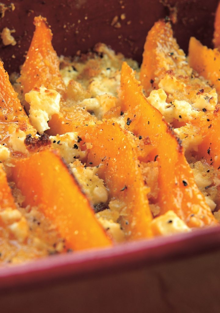 Winter Squash and Feta Gratin
