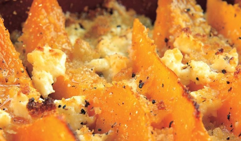 Winter Squash and Feta Gratin