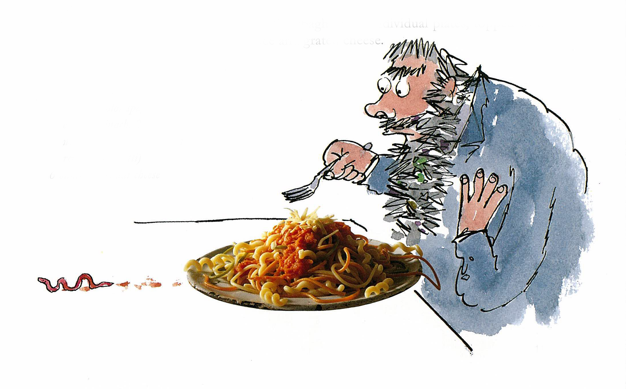 Wormy Spaghetti recipe (From Roald Dahl's The Twits)