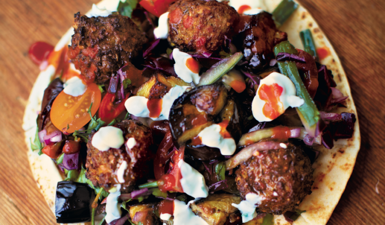 Falafel with Yoghurt