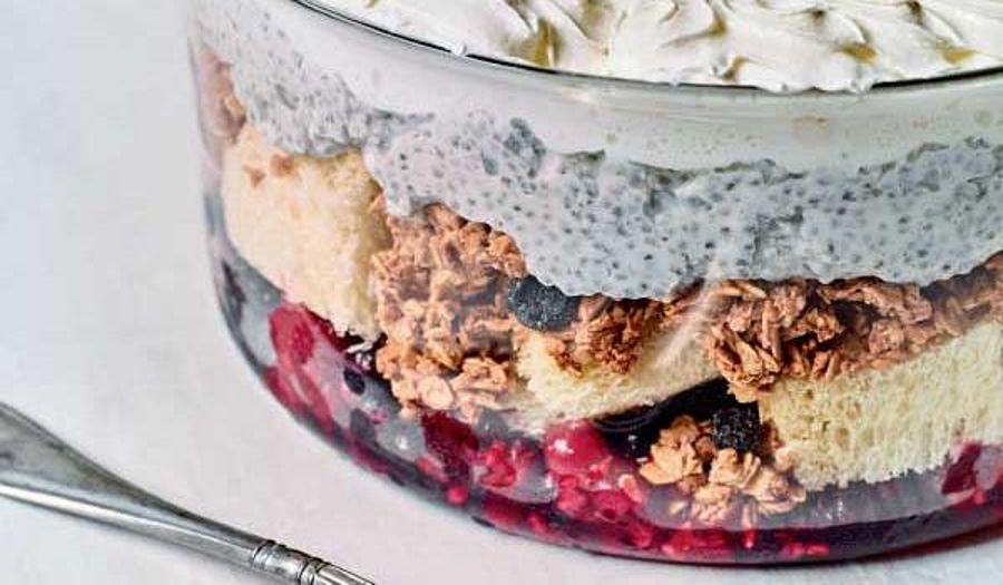 Nadiya Hussain's Yoghurt Breakfast Trifle Recipe | BBC Time to Eat