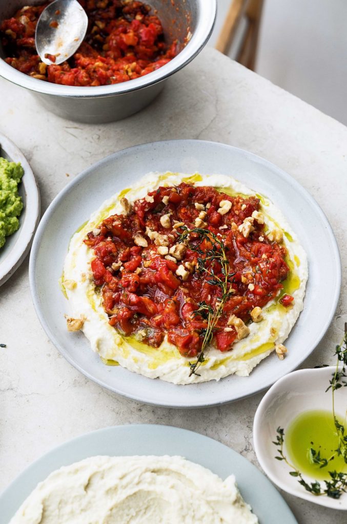 Yotam Ottolenghi’s Butterbean Mash with Muhammara