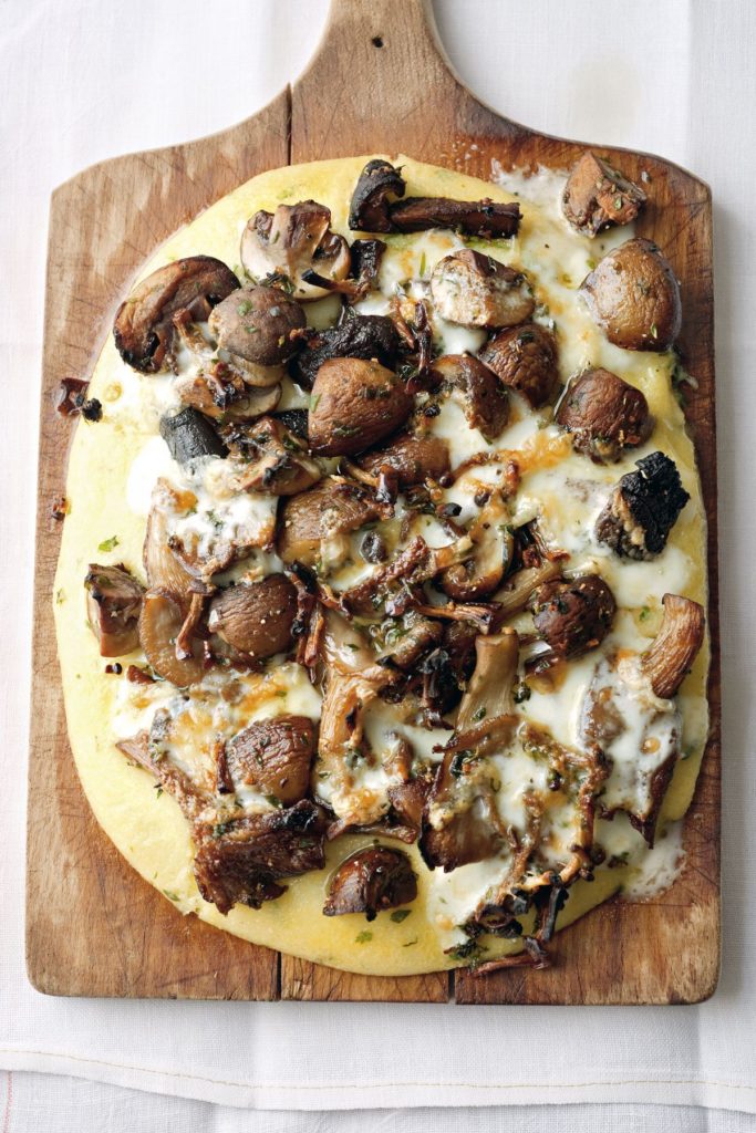 Yotam Ottolenghi’s Mushroom and Herb Polenta