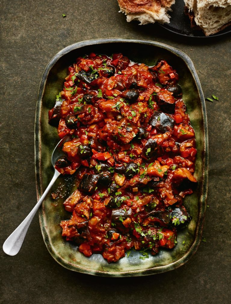 Aubergine and Mozzarella Bake (Melanzane Alla Parmigiana)