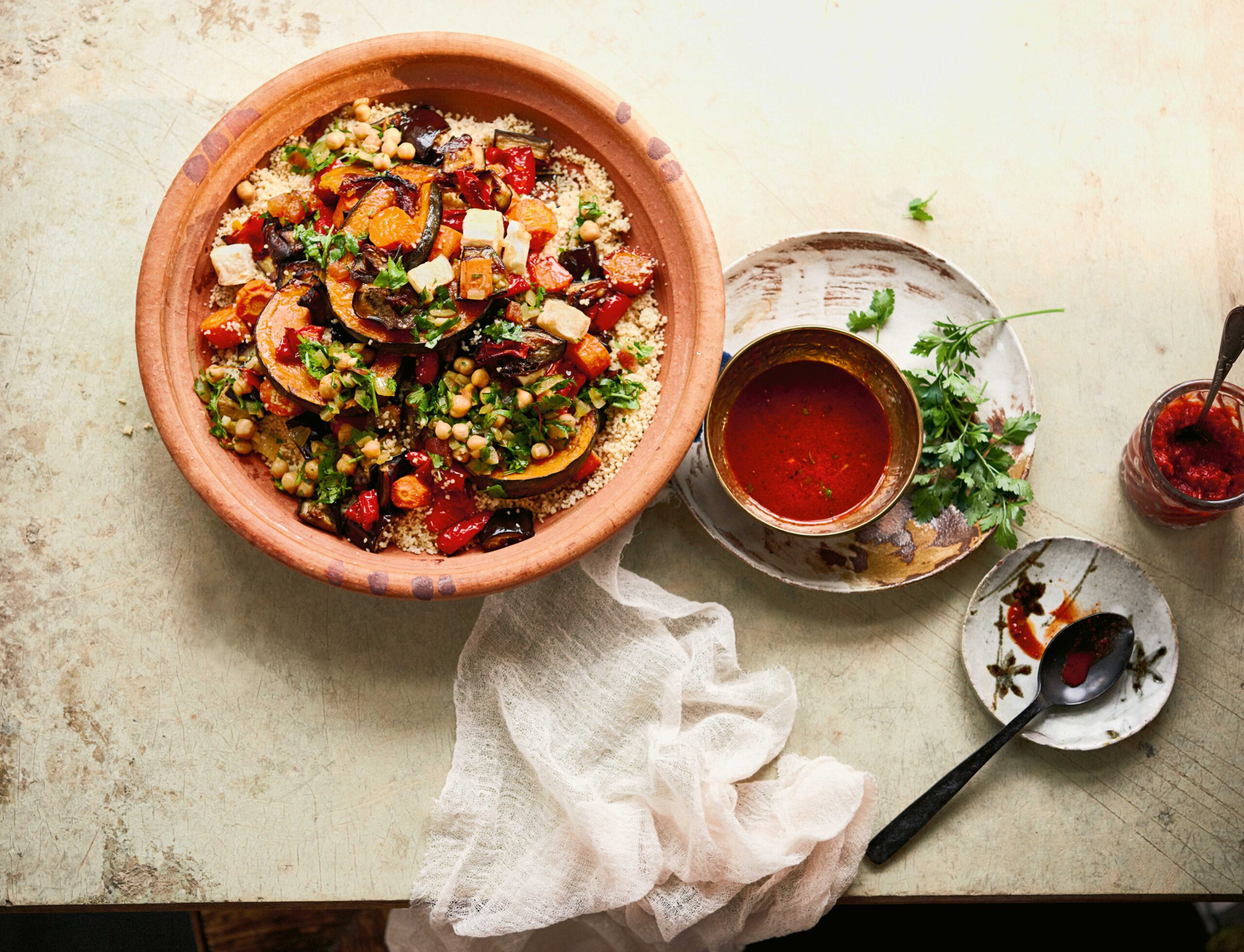 Claudia Roden Roasted Vegetable Cous Cous