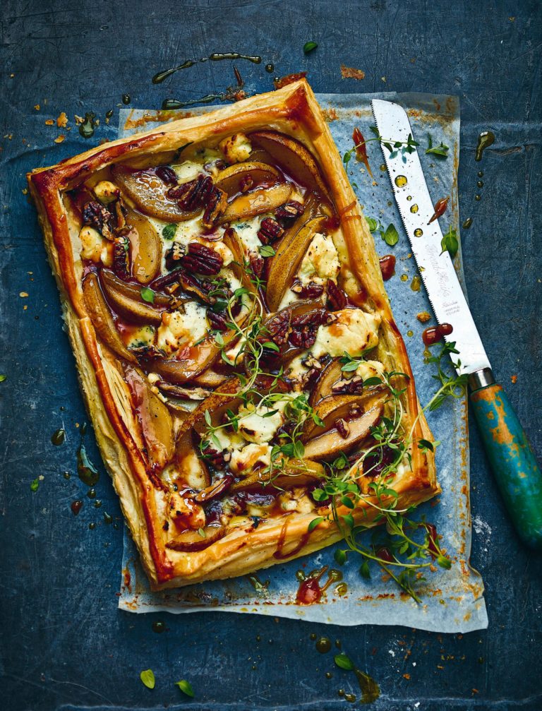 Ainsley Harriott Pear Pecan Cheese Tart | Easy Main