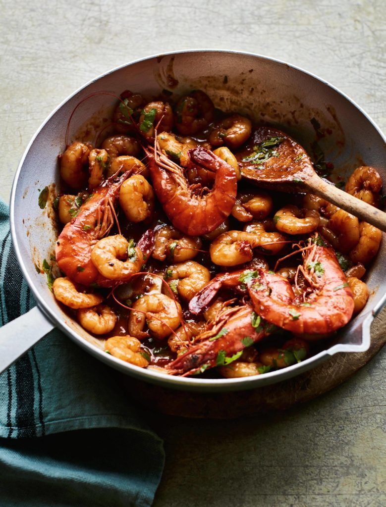 Mary Berry Miso Prawns with Coriander | Midweek Meal