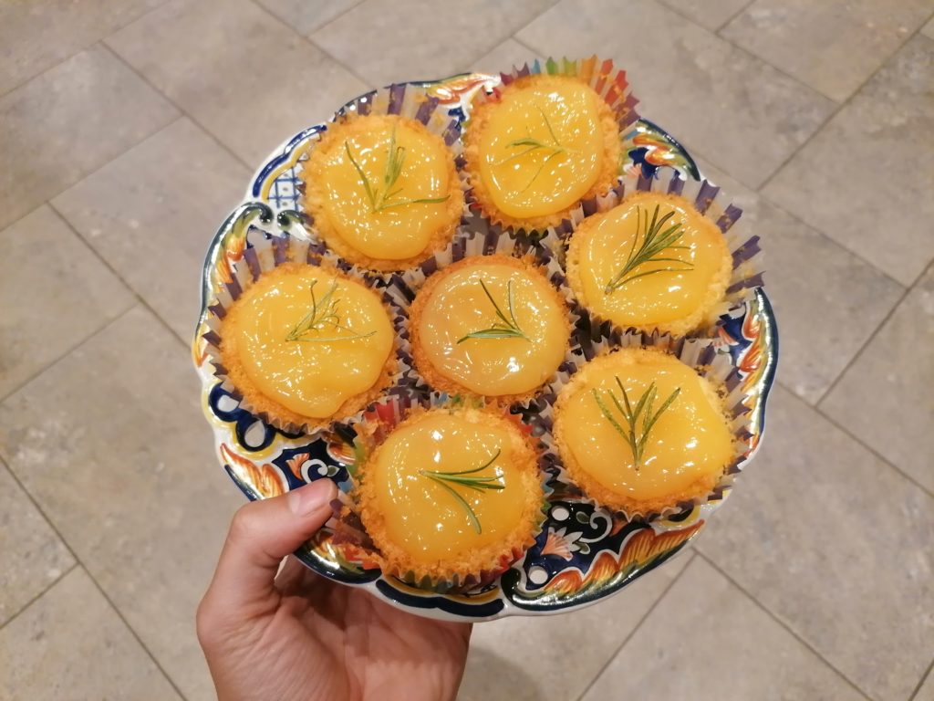 Rosemary Lemon Curd Cupcakes | Gluten-Free Baking