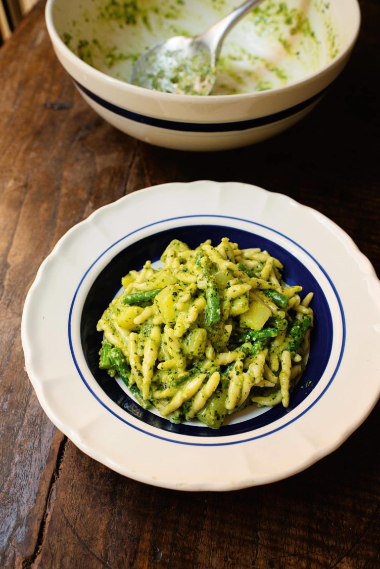 Rachel Roddy Trofie Pasta with Pesto | Easy Midweek Pasta