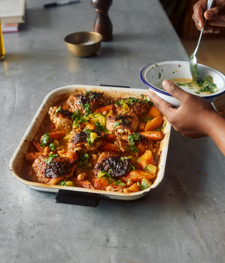 berbere chicken tray bake ottolenghi