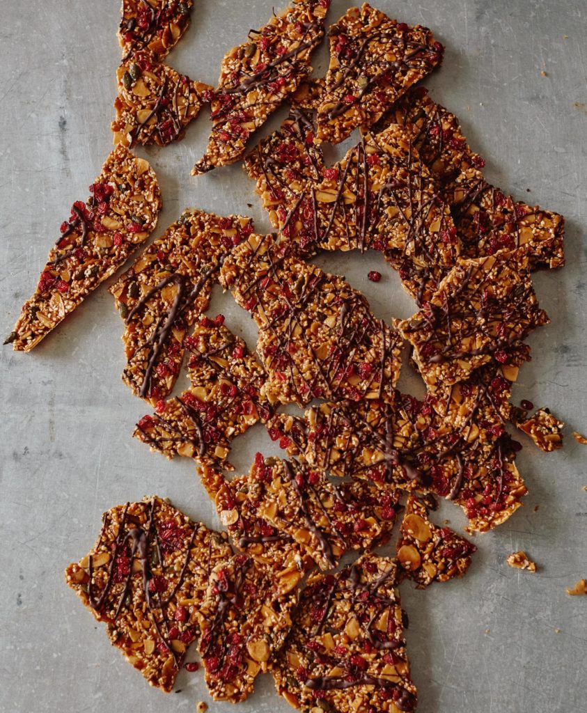 The Ottolenghi Test Kitchen's Almond, Barberry and Orange Brittle with Aleppo Chilli