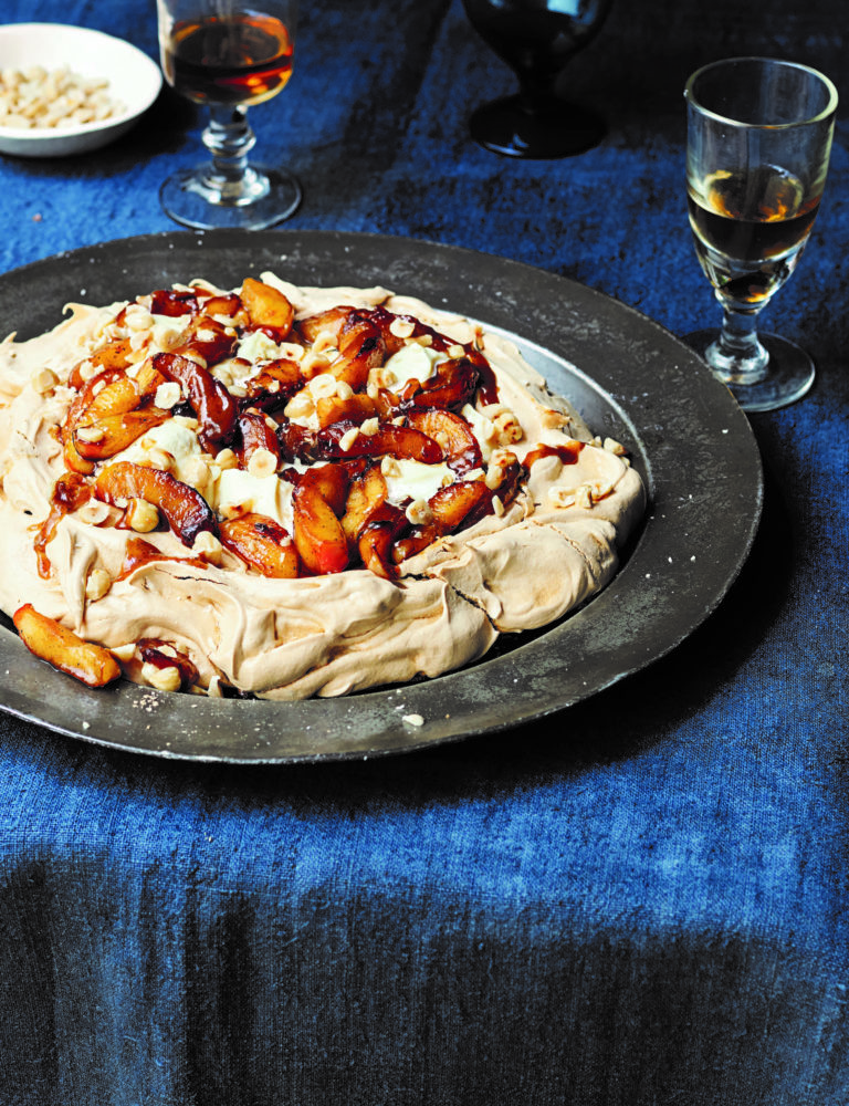 Apple Butterscotch Pavlova