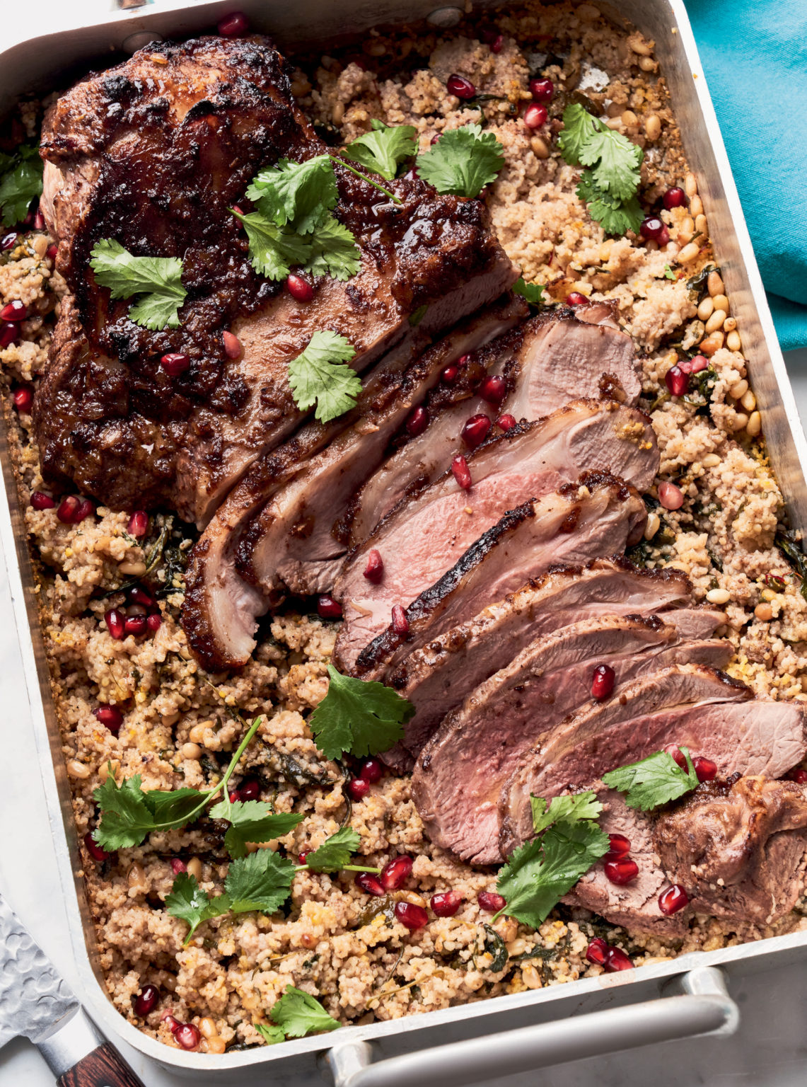 Nadiya Hussain Lemon Lamb with Couscous Recipe BBC2 Fast Flavours