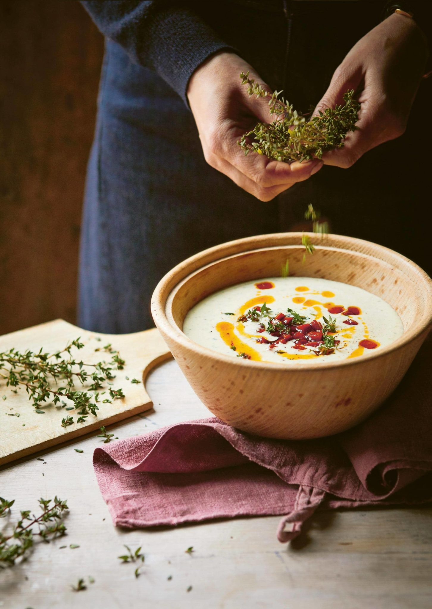 Potato, Parsley and Thyme Soup with Chorizo Rachel Allen Recipe
