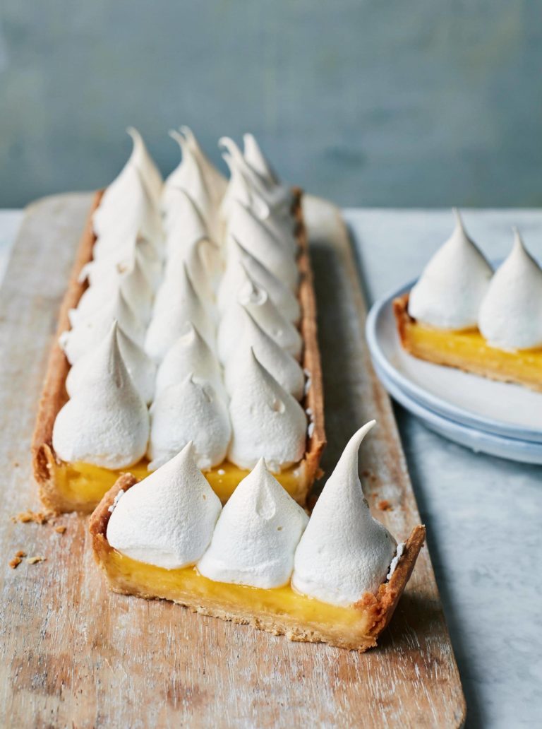 Mary Berry Lemon and Lime Meringue Tranche Pie