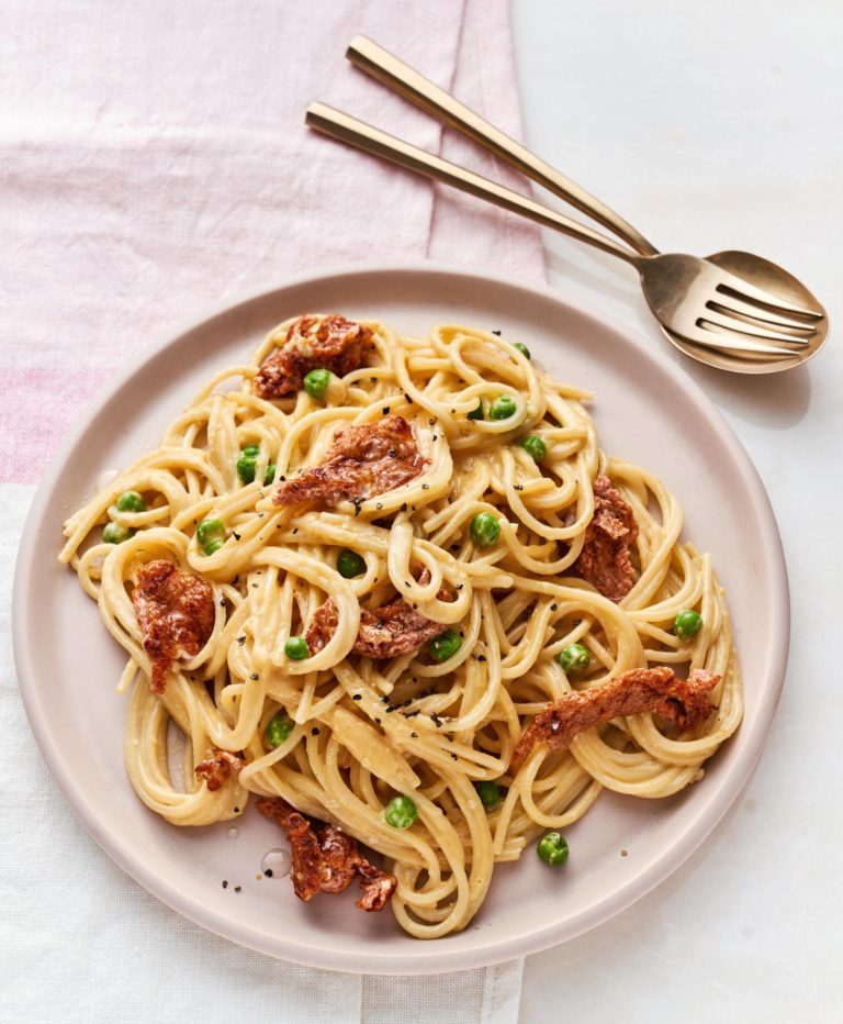 No Waste Creamy Carbonara
