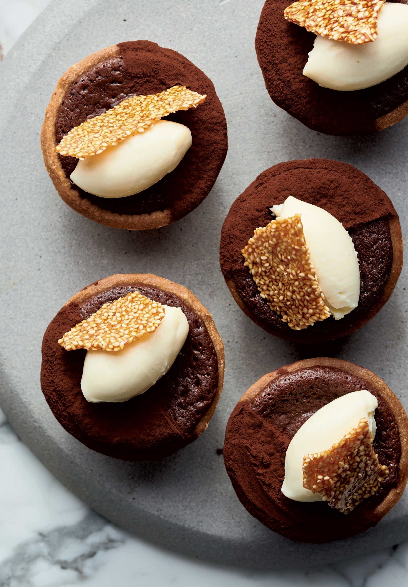 Yotam Ottolenghi Tahini & Chocolate Tarts | Dinner Party Dessert