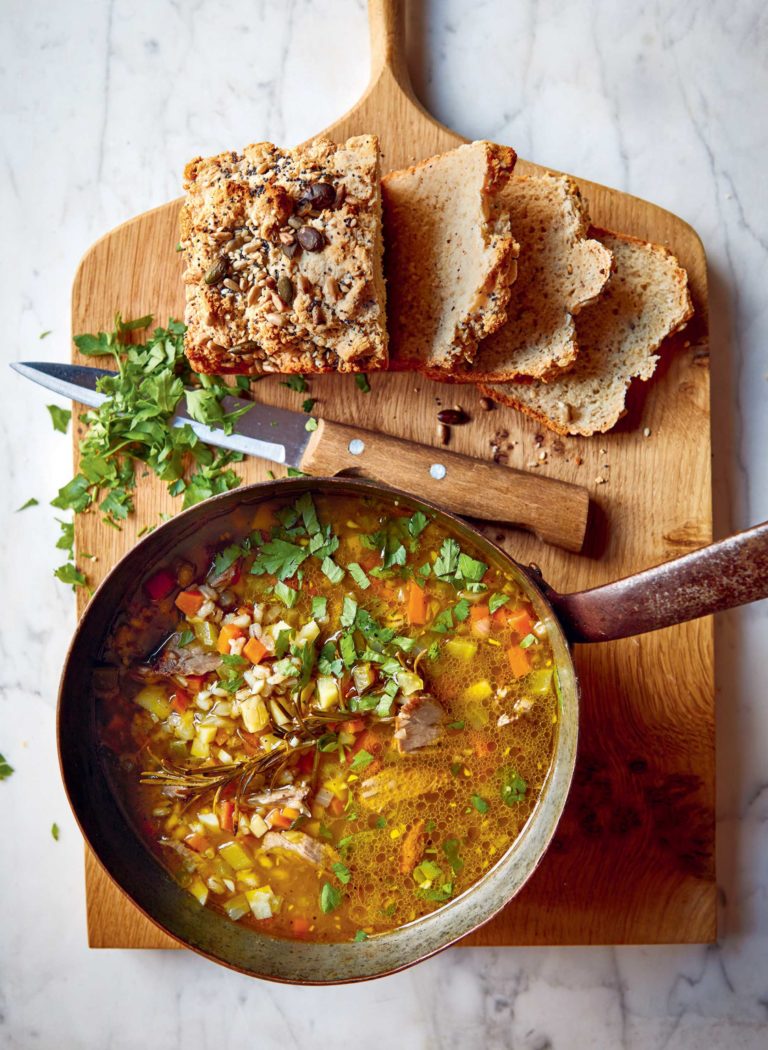 Rachel Allen Roast Lamb & Pearl Barley Soup Recipe | Ideas for Leftovers