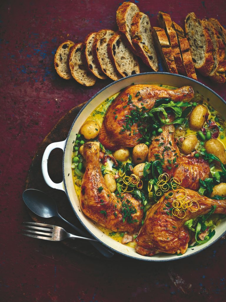 Chicken and veg fresh herb casserole