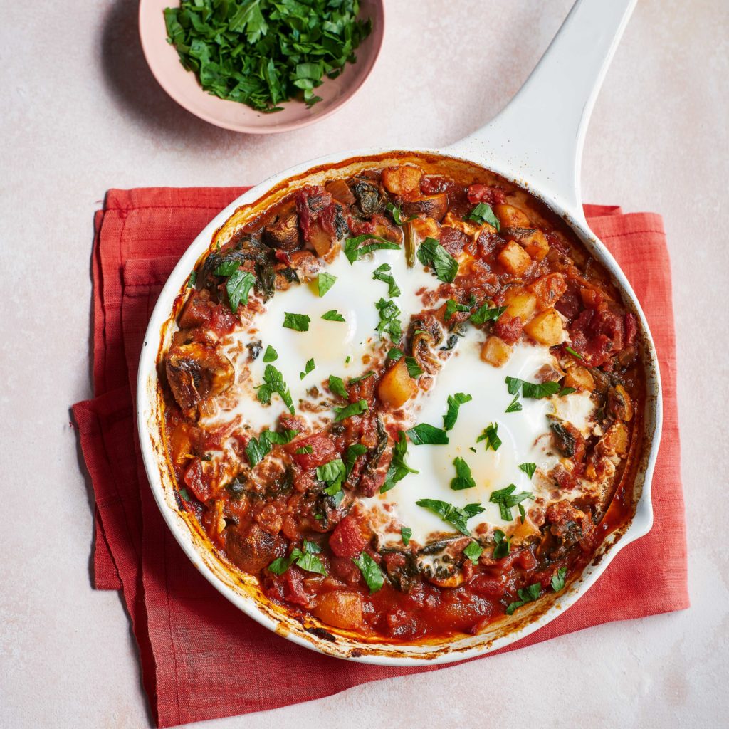 One-pan Spicy Eggs