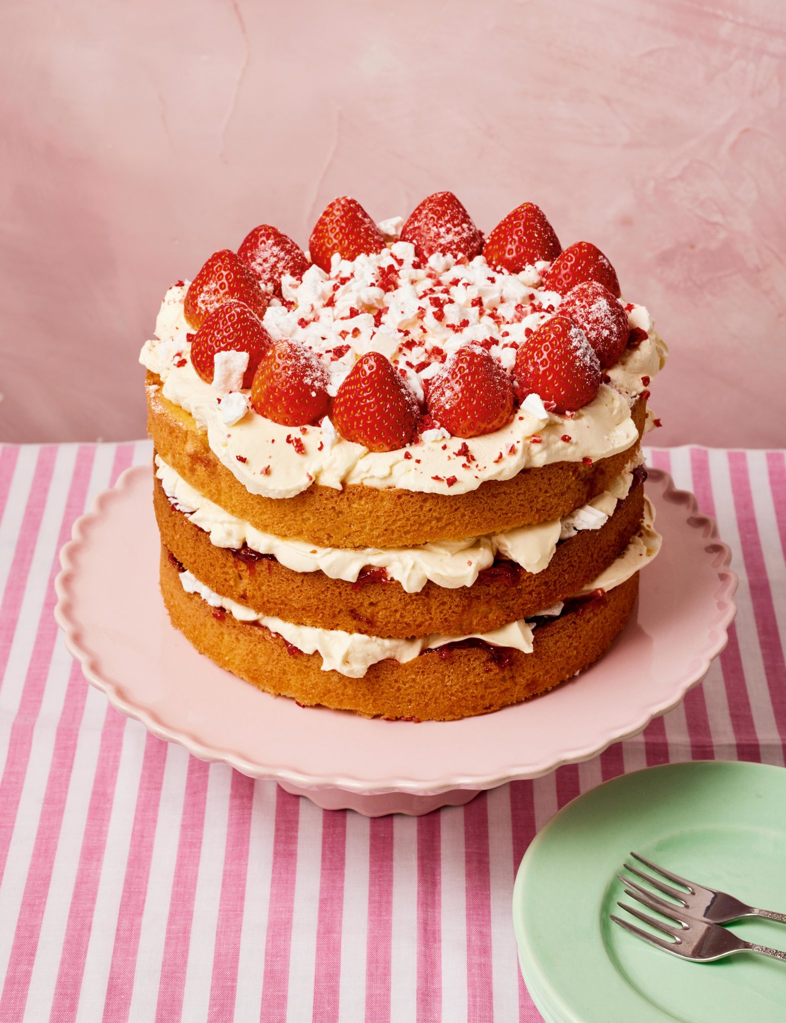 Jane's Patisserie Eton Mess Cake Recipe Celebrate! Cookbook